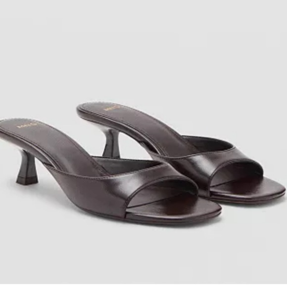 Mango Shoes - Mango Kitten Heeled Sandals
Size 9.5